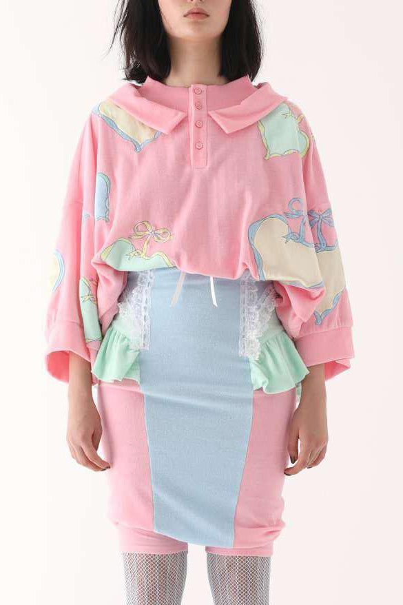 Jennyfax 80's POLO Top JFSS22B04